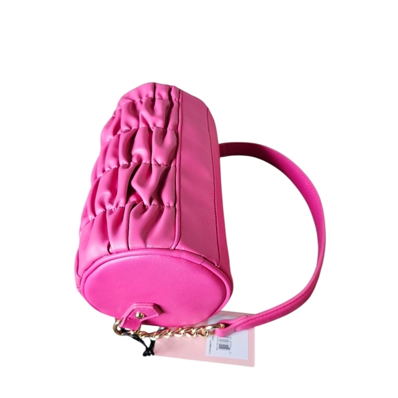 NEW Juicy Couture Run The World Pink Quilted Women's Shoulder Bag - Picture 5 of 6